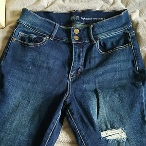 High waist curvy ankle leggings